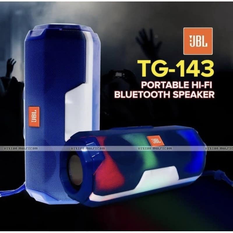 Speaker Bluetooth TG-143 LED Disco Radio - MMC - USB High Quality