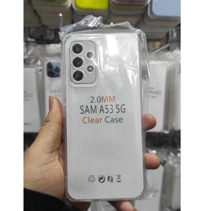 CC- CASING CASE SAMSUNG A32 4G / A32 5G / A33 5G / A52 / A52S / A53 5G / A72 / A73 5G HD BENING 2.0 MM SOFT CASE TRANSPARAN  / SILICON BENING TEBAL