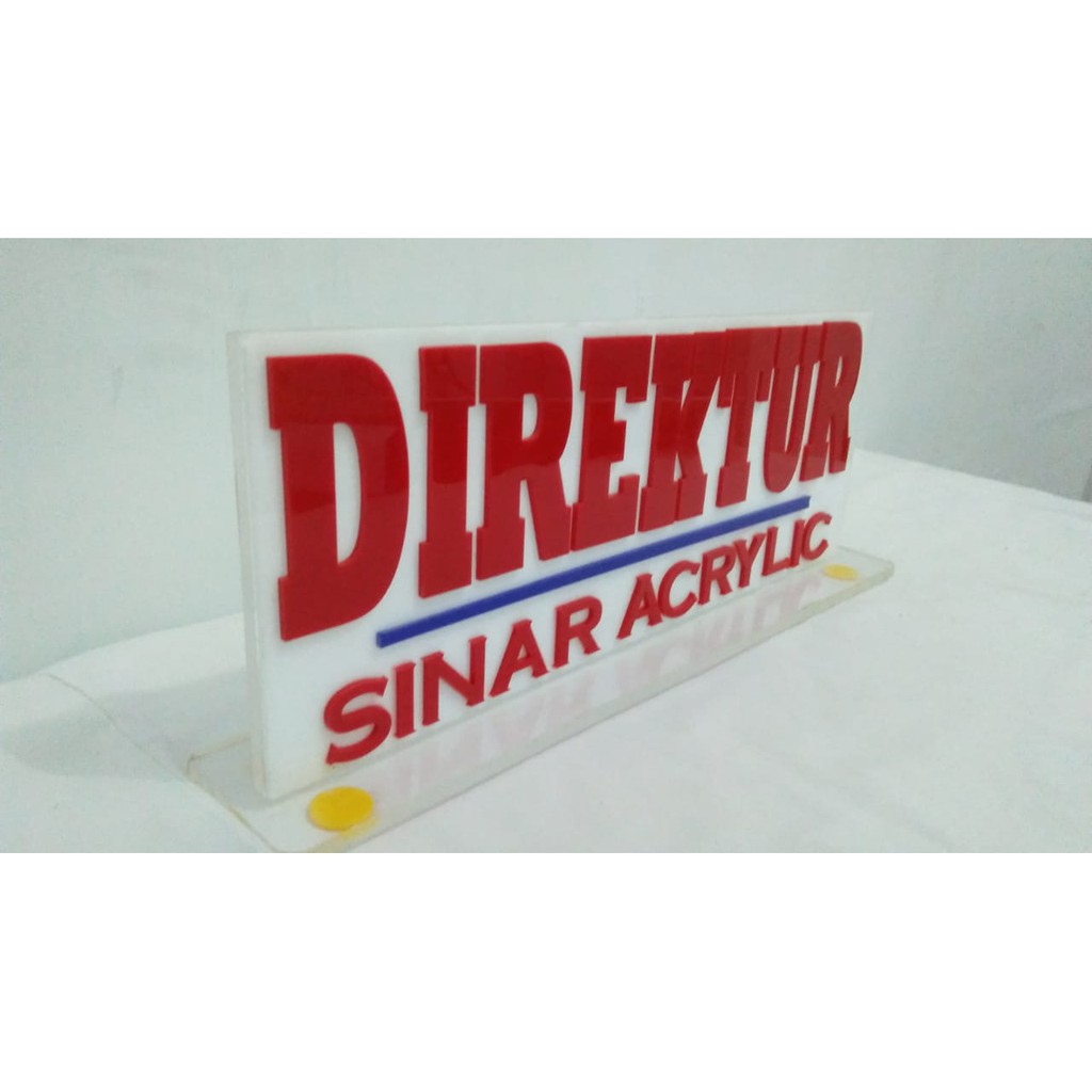 

PAPAN NAMA MEJA ACRYLIC TIMBUL