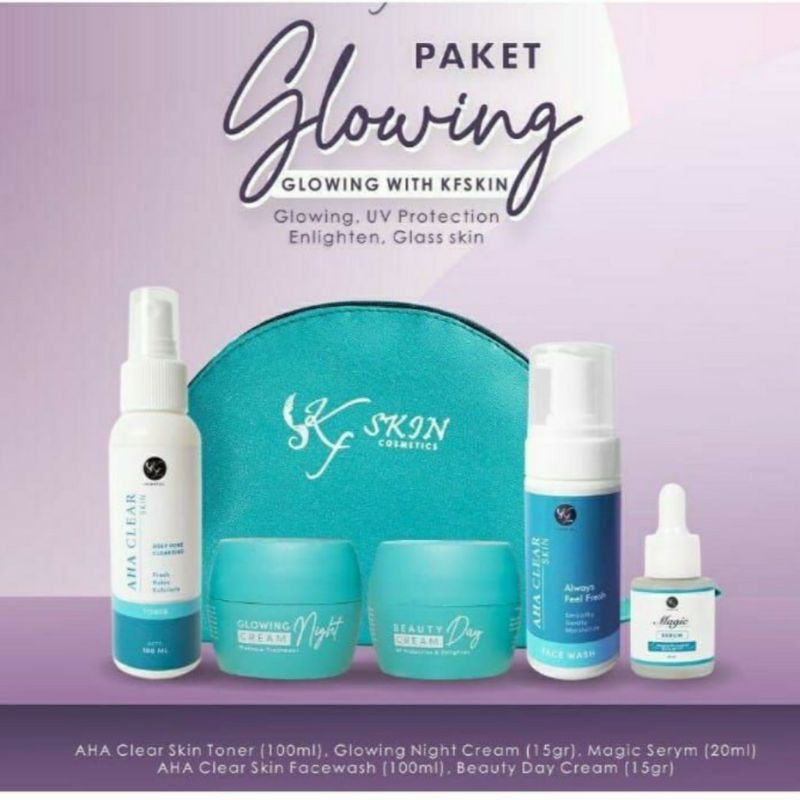 paket glowing kf skin tosca  (bpom)