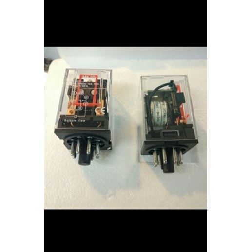 Relay / Riley MK2P-1 dc 24vol 10amper riley 8pin merek ZN jual per/10pcs