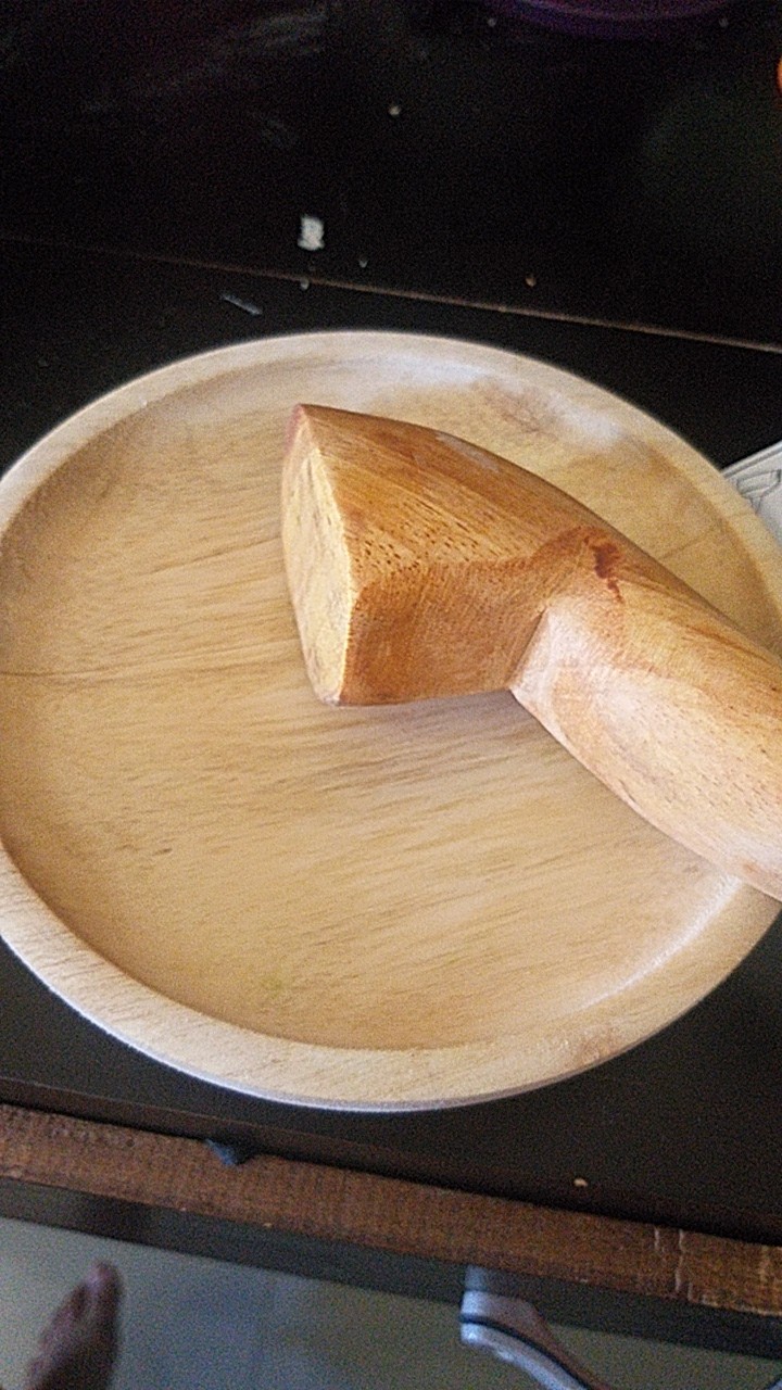 Cobek Kayu Mahoni Dan Ulegkan Kayu Jati