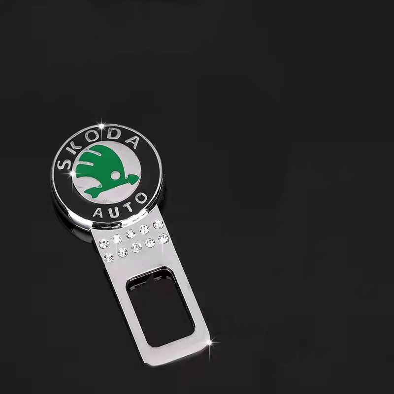 G-glub Gesper Sabuk Pengaman Mobil Dengan Alarm stop clip Untuk Skoda