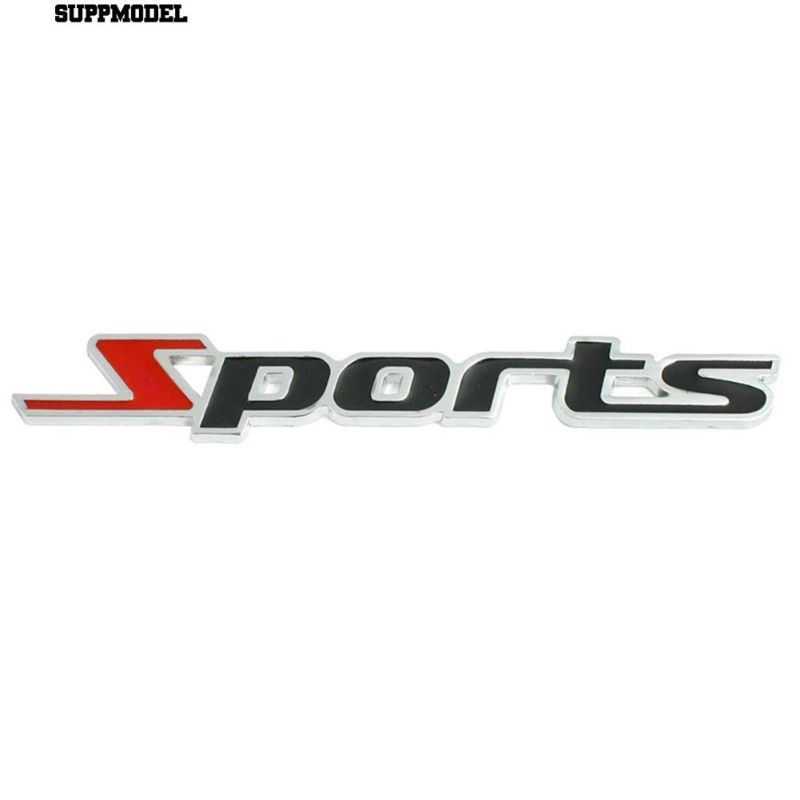 Emblem Mobil Sport Logo Sport Stiker Mobil Sport Sticker Sport 3D