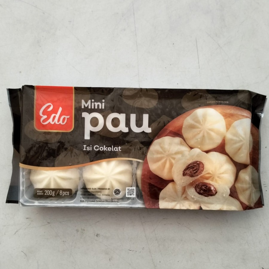 Mini Pau isi Coklat by EDO (isi 8 pcs) 200 Gr - FROZEN FOOD