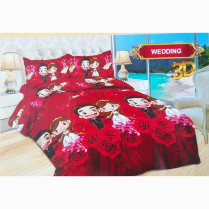 sprei bonita motif wedding uk 180x200
