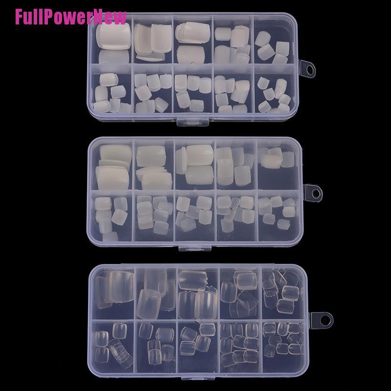 100pcs Kuku Palsu Bahan Akrilik Untuk Dekorasi Nail Art