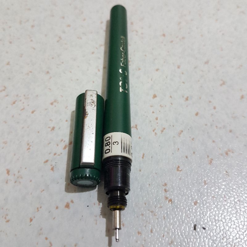 

Pulpen gambar Rapido Faber Castell TG1 S Jerman 0.80 technical pen