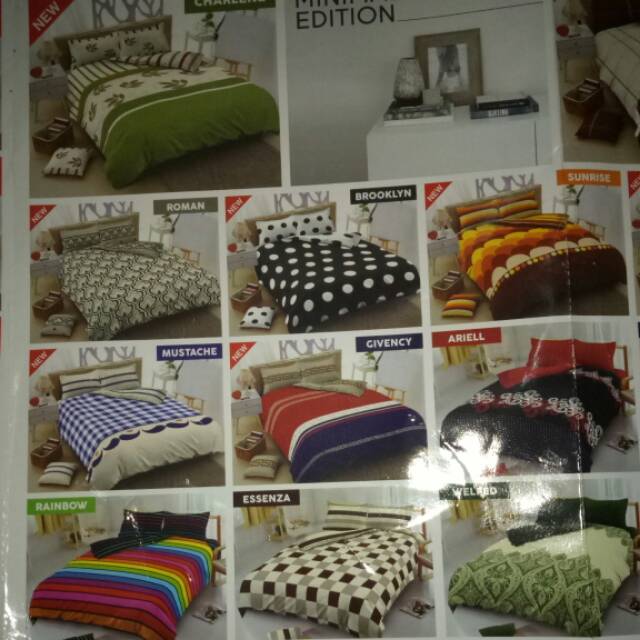 Sprei kintakun dluxe 180 x 200 no.1