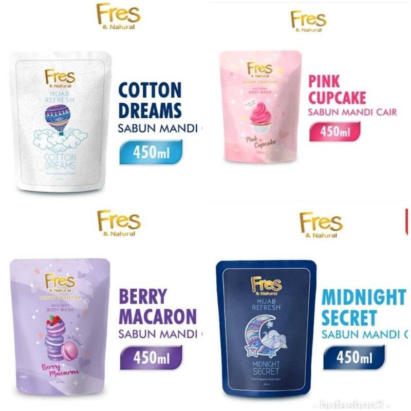 Fres &amp; Natural (REFILL ) BODY WASH