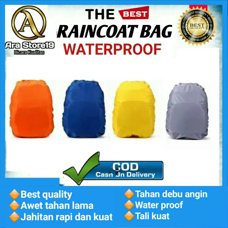 Rain Cover - Cover Bag Rain Coat Sarung tas  selimut tas universal / Terbaru / Terlaris / Cod