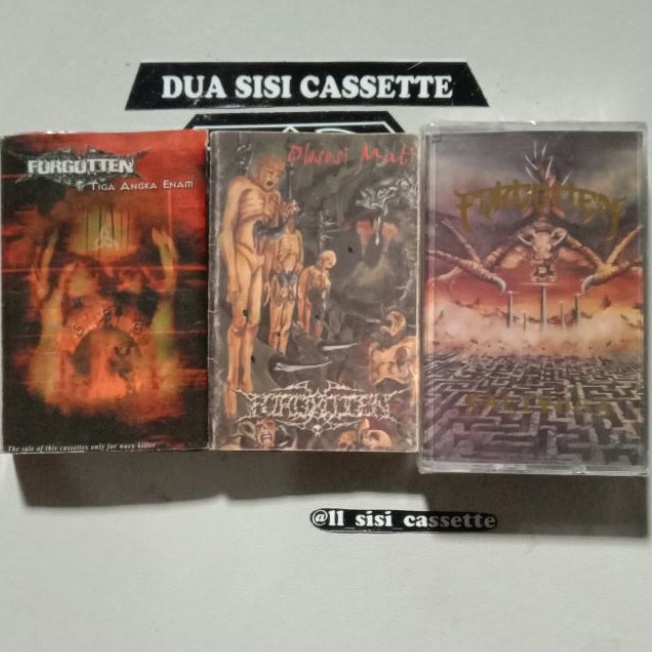 paket kaset forgotten - kaliyuga - obsesi mati - tiga angka enam