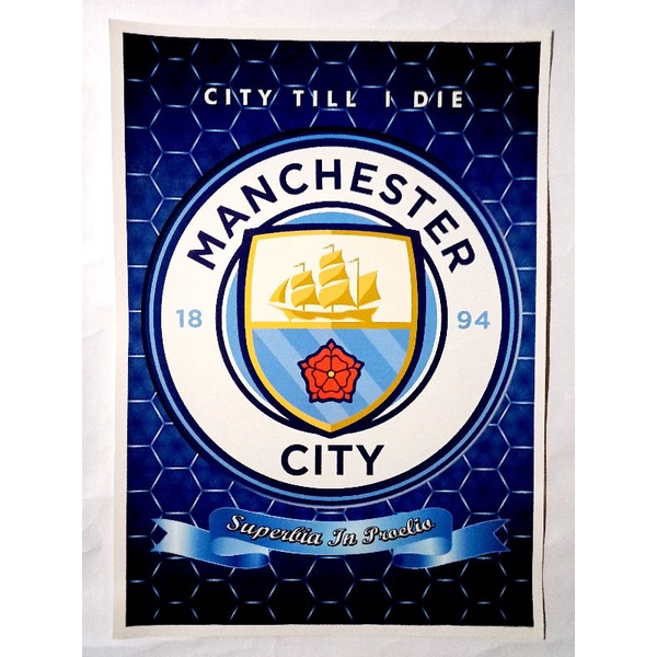 POSTER  Manchester City BESAR 50×70 cm