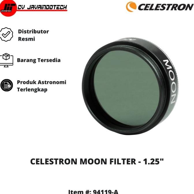 Filter Bulan Celestron (Moon Filter) 1.25" Untuk Teleskop Bintang