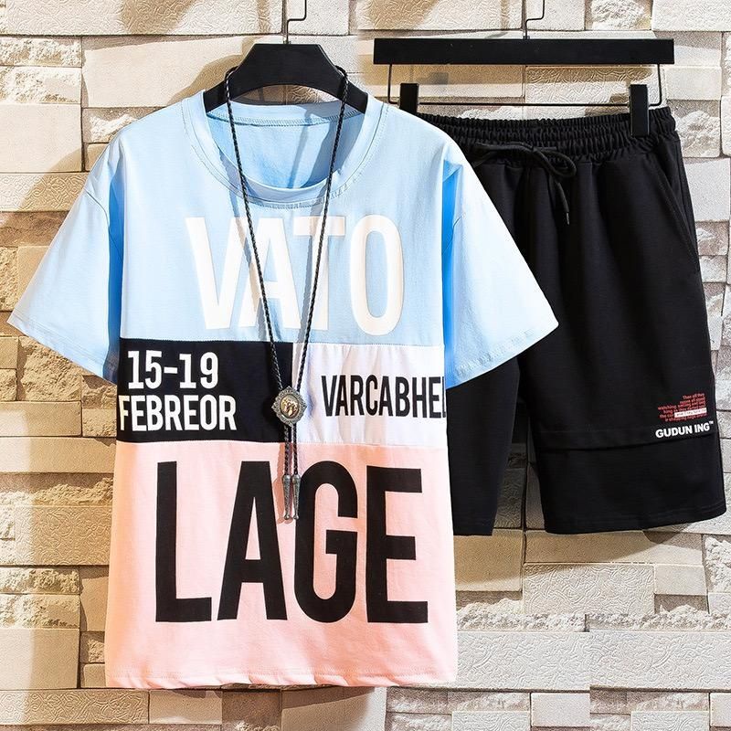 STELAN ( VATO ) STELAN PRIA DEWASA 1 SET KAOS DISTRO + CELANA PENDEK KEREN MODEL TERBARU