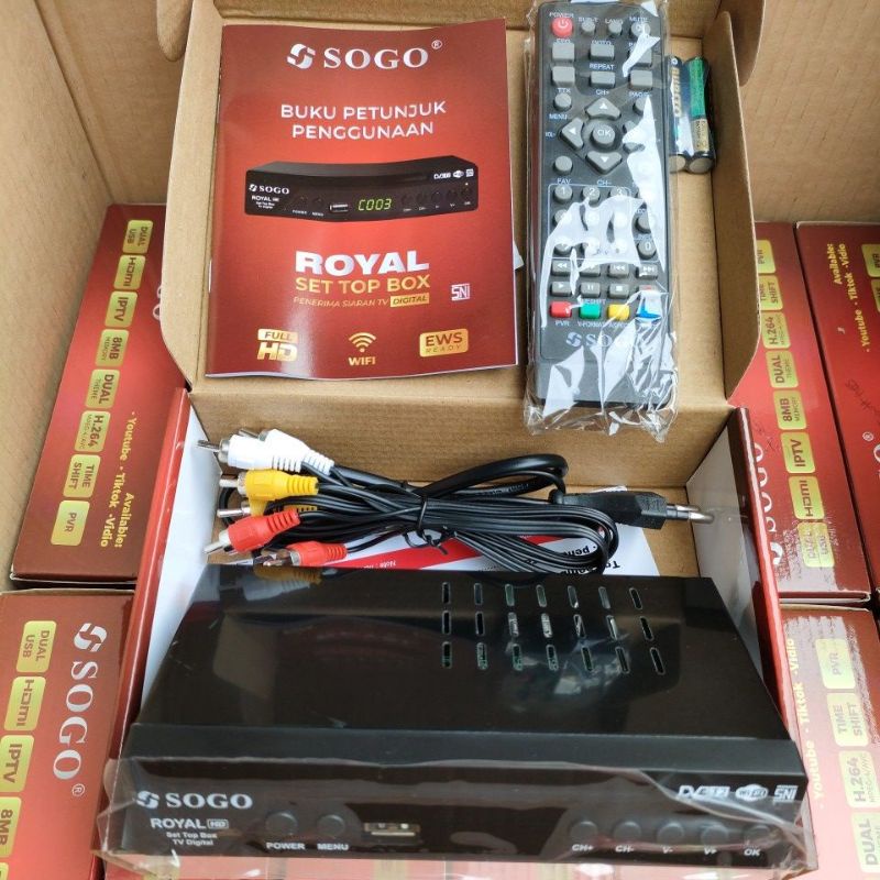 SET TOP BOX ROYAL SOGO Penjernih antena digital tv tabung tv led lcd tv digital antena tv box