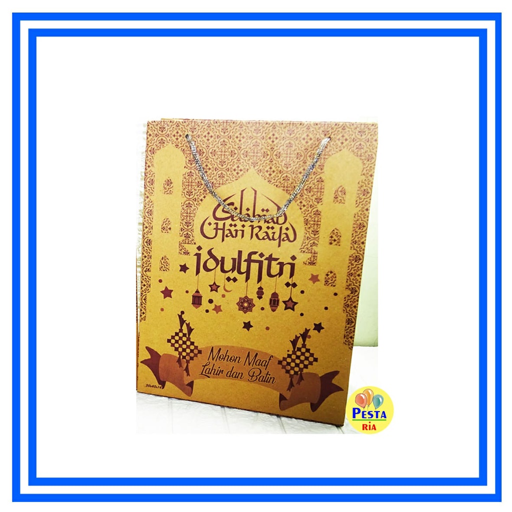 

Murah!! (1Biji) Paperbag Parcel Idul Fitri, Tas kertas Parcel Idul Fitri, Paperbag Lebaran Idul Fitri