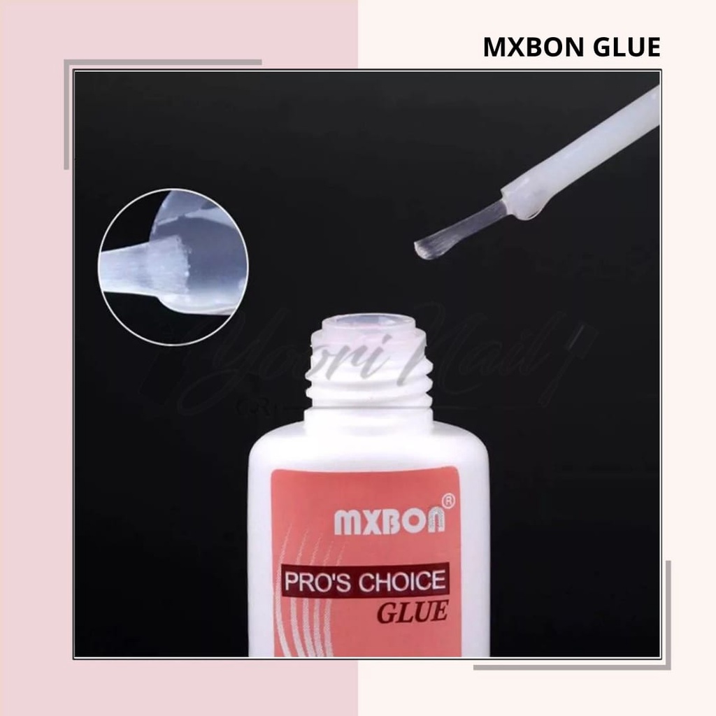 Nail glue MXBON ORI lem kuku palsu nail art glue mxbon original lem kupal