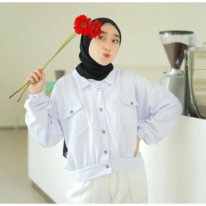 OLIN BUTTON JAKET WANITA