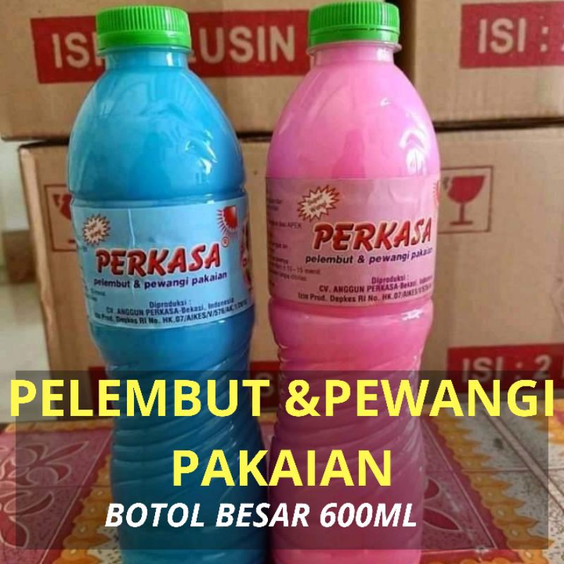 Termurah Pewangi Dan Pelembut Pakaian Perkasa Botol 600ml