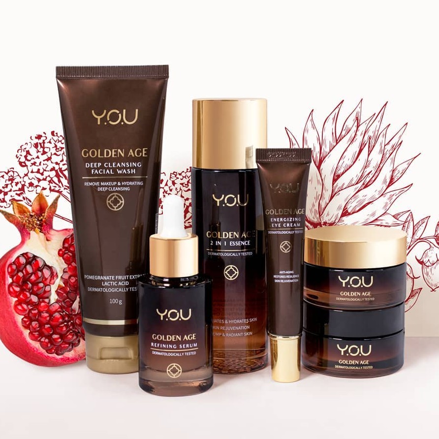 ⭐BAGUS⭐Y.O.U GOLDEN AGE SERIES | Refining Serum | Essence Day Night Cream Eye Cream YOU