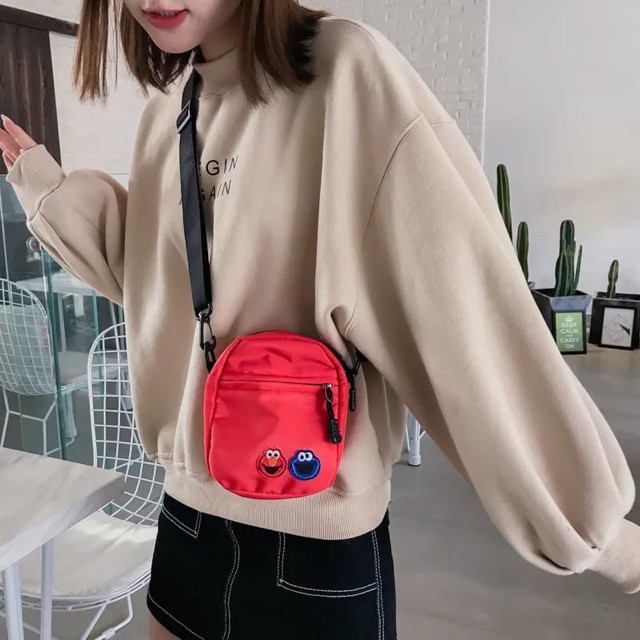 TAS KOREA ELMO -CLARK - Tas Selempang ELMO KECIL