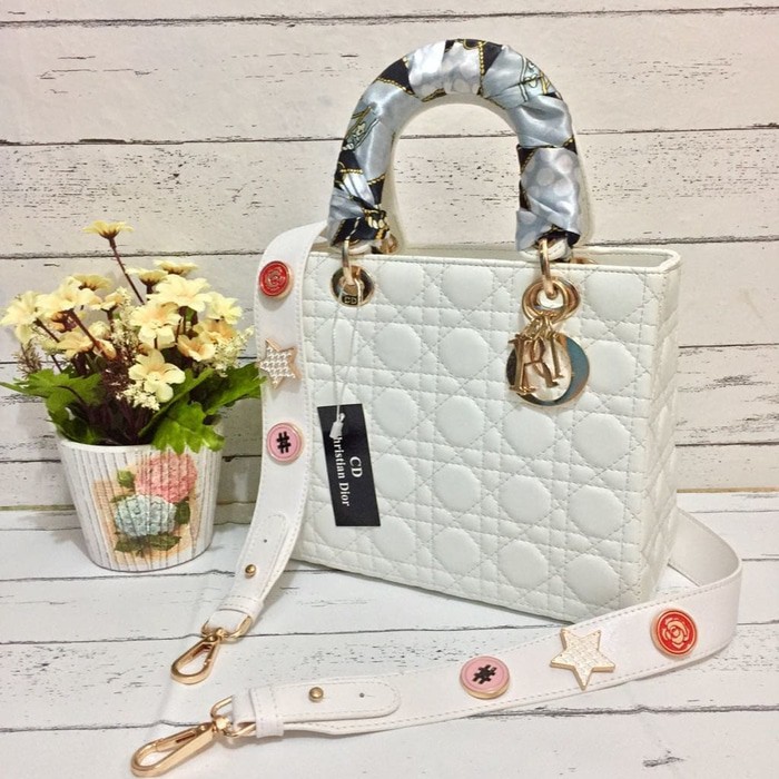 DIOR LADY DOVE STRAP PIN