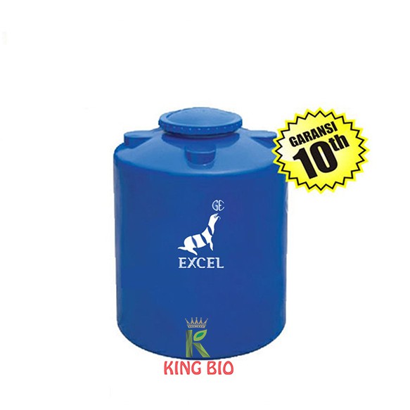 Tangki Air EXCEL Plastik Ukuran 300 - 1100 Liter | Toren Air | Tandon Air