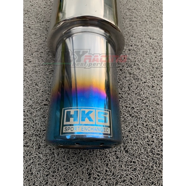 Knalpot Mobil Racing HKS Dronel Biru Agya Brio Avanza Xenia Jazz Corolla Civic  Dll