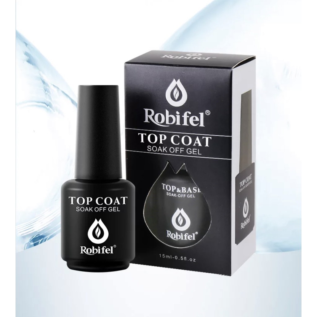 Robifel Base Coat &amp; Top Coat 15ml