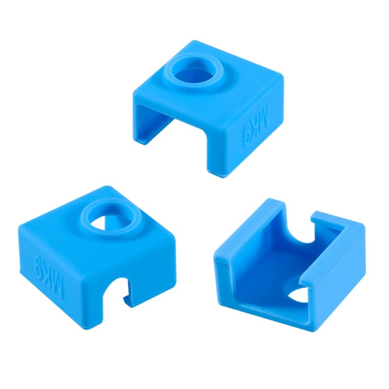 Zzz MK8 4PCS Cover Hotend Extruder Bahan Silikon Untuk Printer 3D Ender 3