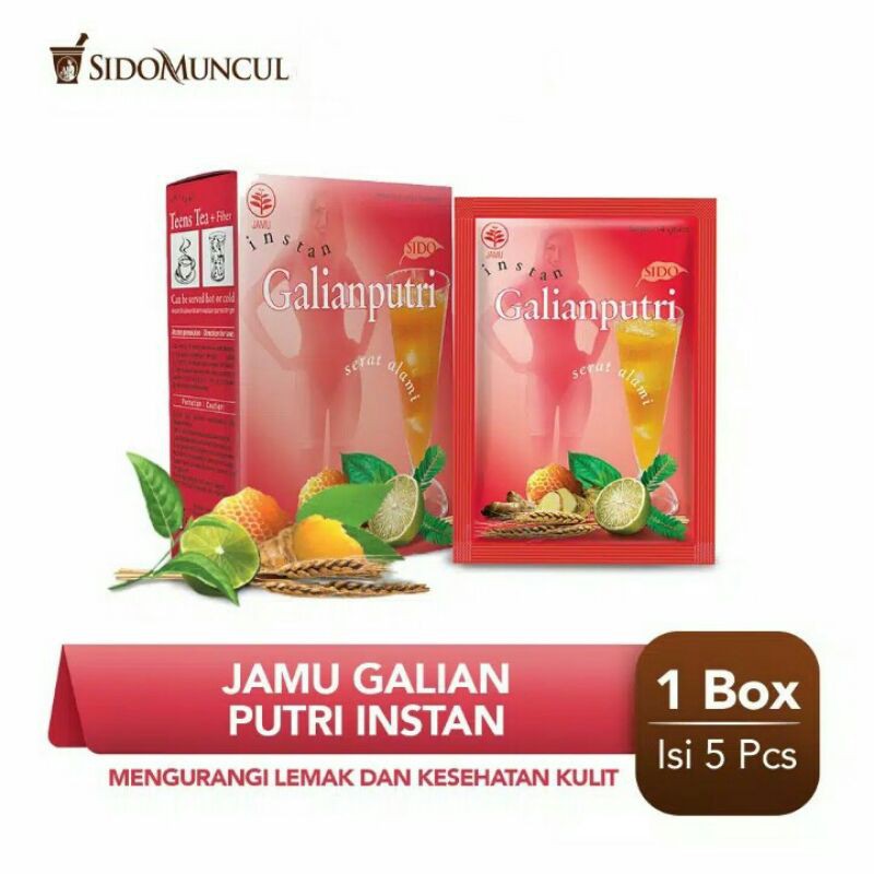 

Jamu Galian Putri Sidomuncul/sachet