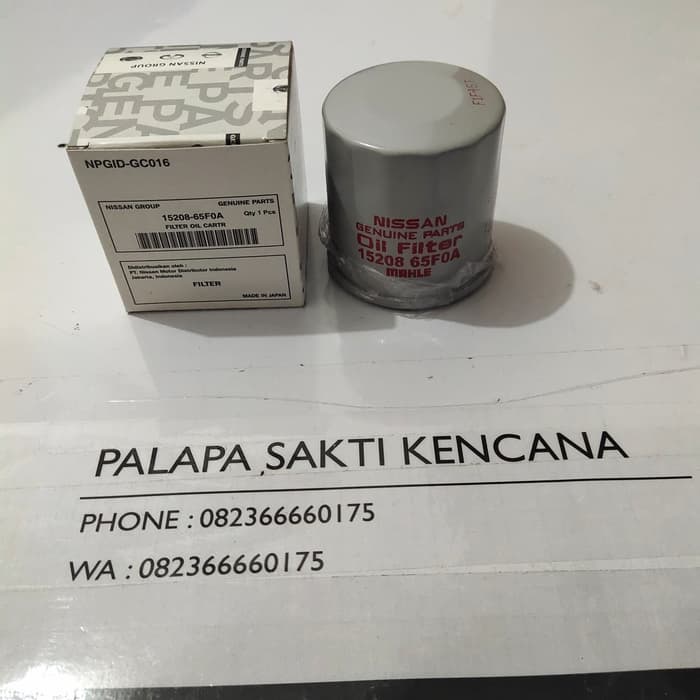 FILTER OLI OLI FILTER NISSAN XTRAIL SERENA LIVINA DATSUN GO MARCH