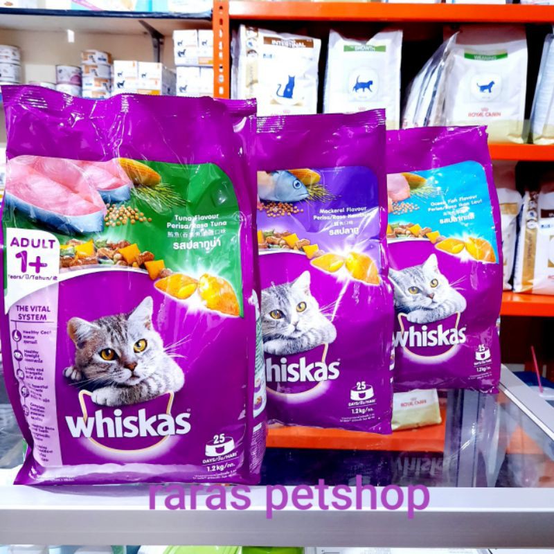 Whiskas dry food 1.2kg fresh pack