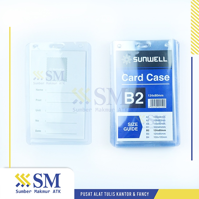 

(PCS) PLASTIK ID CARD SUNWELL B2 (124 X 80 mm)