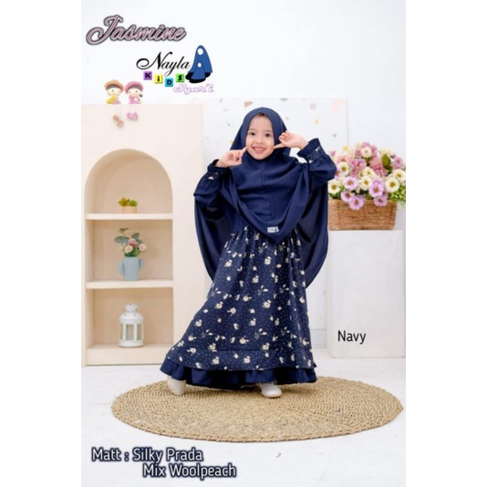 gamis Jasmine by Nayla kids khusus reseller
