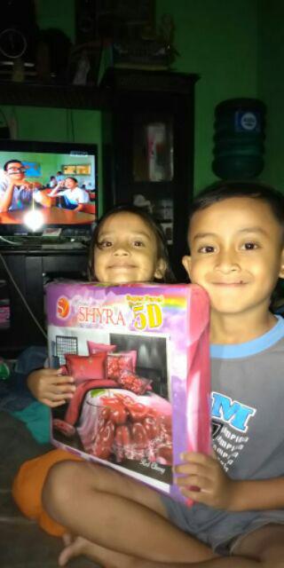 Rc Sprei Rumbai Fata  Ukuran  King 180x200cm