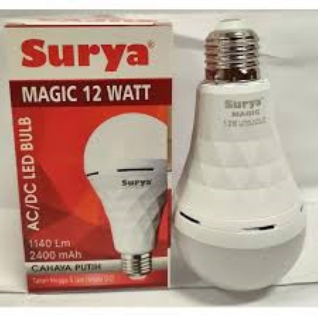 LAMPU EMERGENCY LED SURYA  MAGIC 12 WATT LAMPU EMERGENCY SUPER MURAH