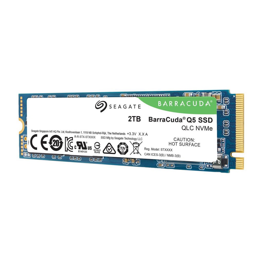 SEAGATE BarraCuda Q5 SSD 2TB ZP2000CV3A001 M.2 NVMe 1.3 3D QLC