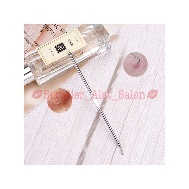 ALAT PENCET KOMEDO JERAWAT PINSET 1 SET ISI 4 PCS / PIMPLE PICK / SENDOK UNA BLACKHEAD / BLACKHEADS