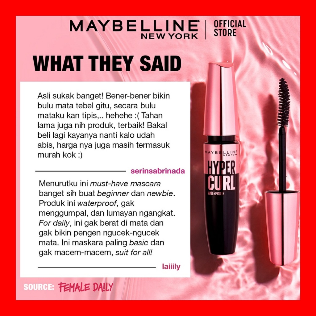 MAYBELLINE MASCARA HYPER CURL