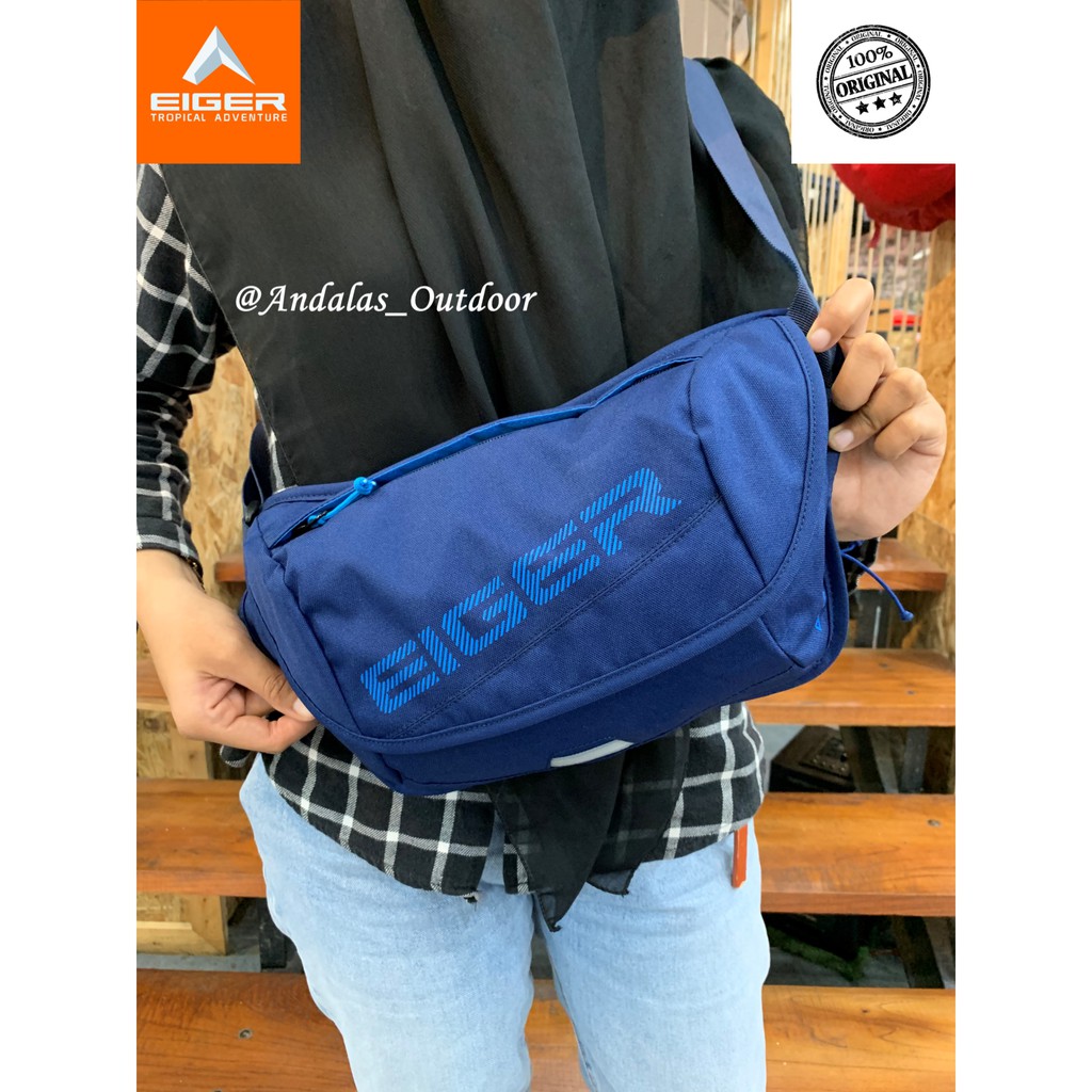 EIGER001 WAISTBAG ALPINE W CROSS SLINGBAG, BIRU 3968