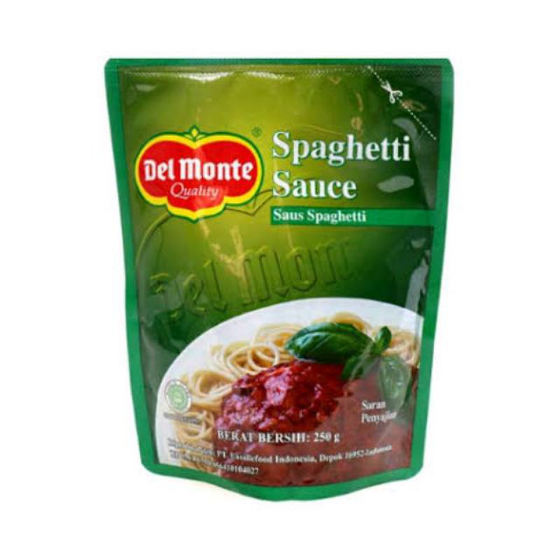 

DEL MONTE SPAGHETTI SAUCE 250GR