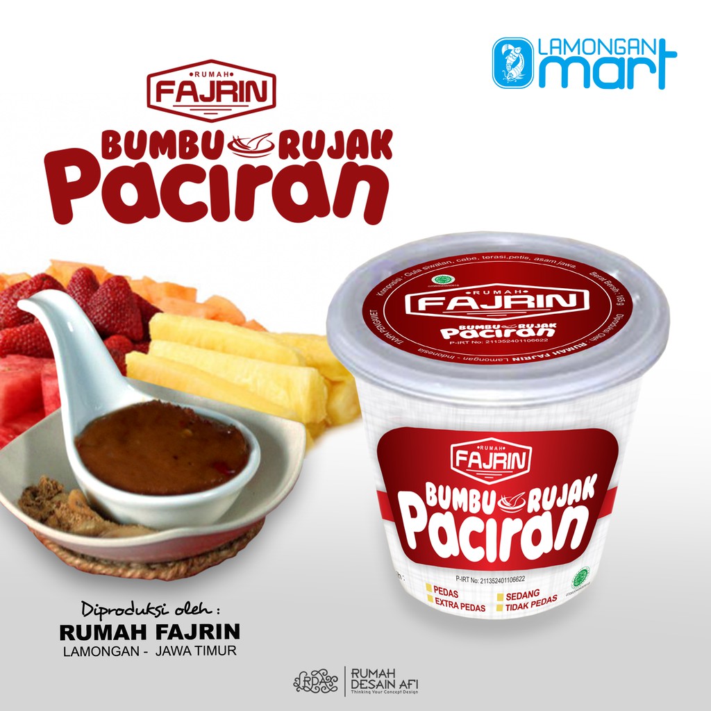 

Sambel rujak khas paciran Lamongan "FAJRIN