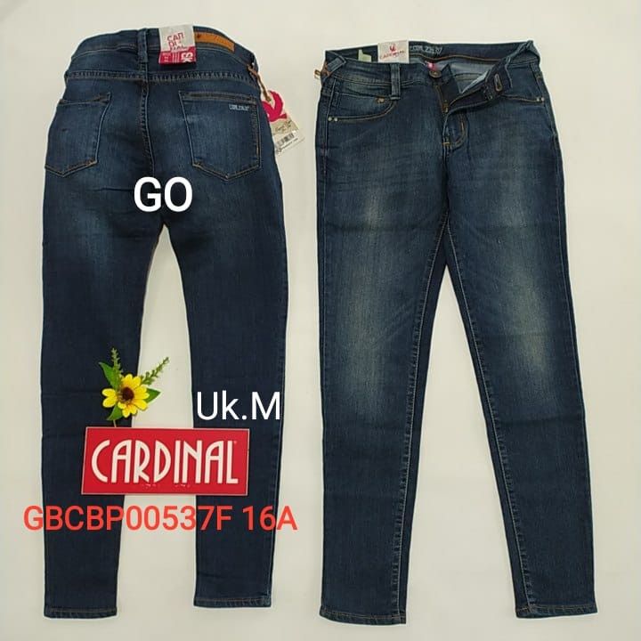 gof M CELANA JEANS CARDINAL Pensil Casual Stretch Skinny Slimfit Super Skinny Celana Panjang Ladys