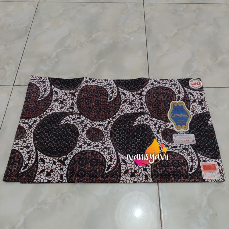 Set Jarik Cewek Cowok + Blangkon, Motif Truntum Keong