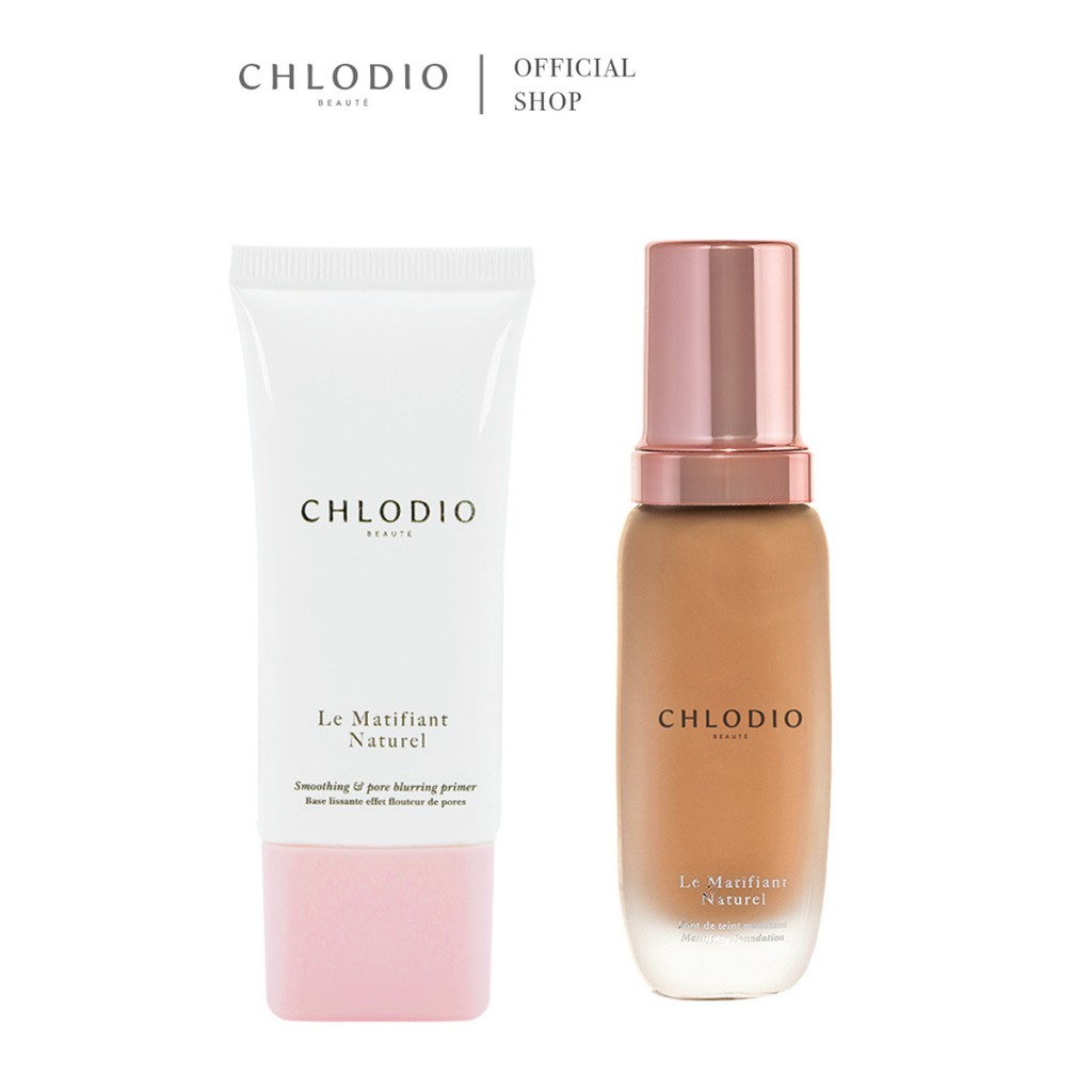 

CHLODIO Le Matifiant Naturel Smoothing & Pore Blurring Primer and Mattifying Foundation - 05 Tawny