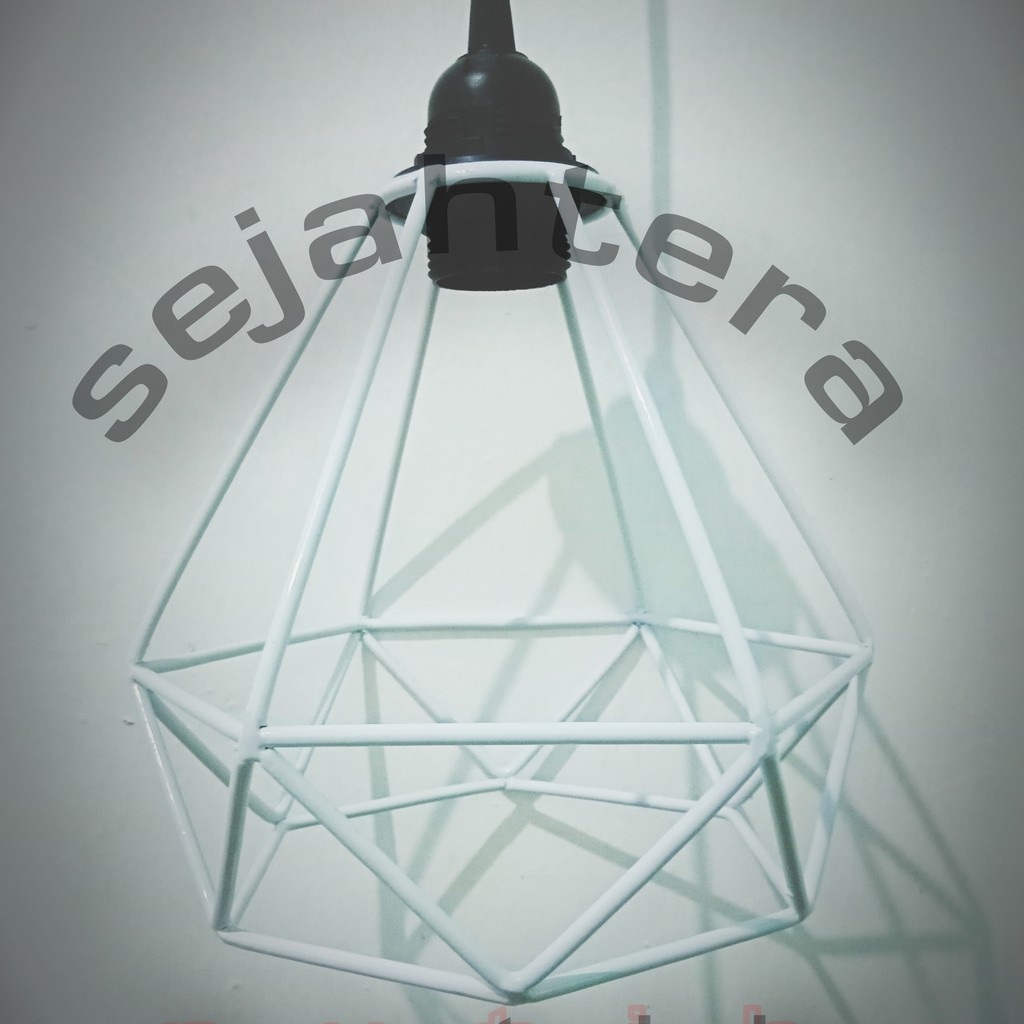 Lampu Hias Gantung Minimalis Dekorasi Ruangan Rumah/Kafe/Resto/Filla dll pulset termasuk bohlam