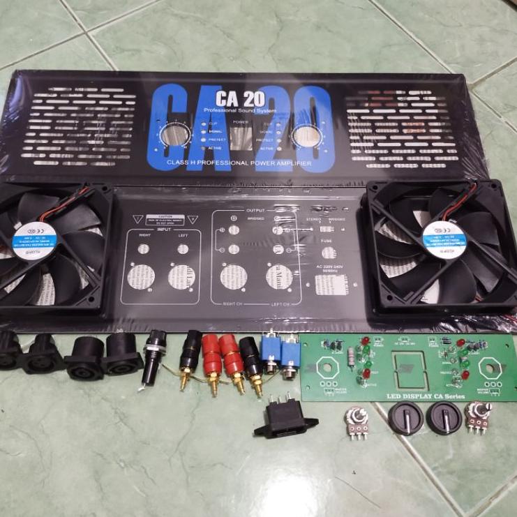 Sangat Nyaman.. Plat panel ca 20+lampu led depan box + aksesoris plat ca 20#ukuran kipas 12x12.bahan