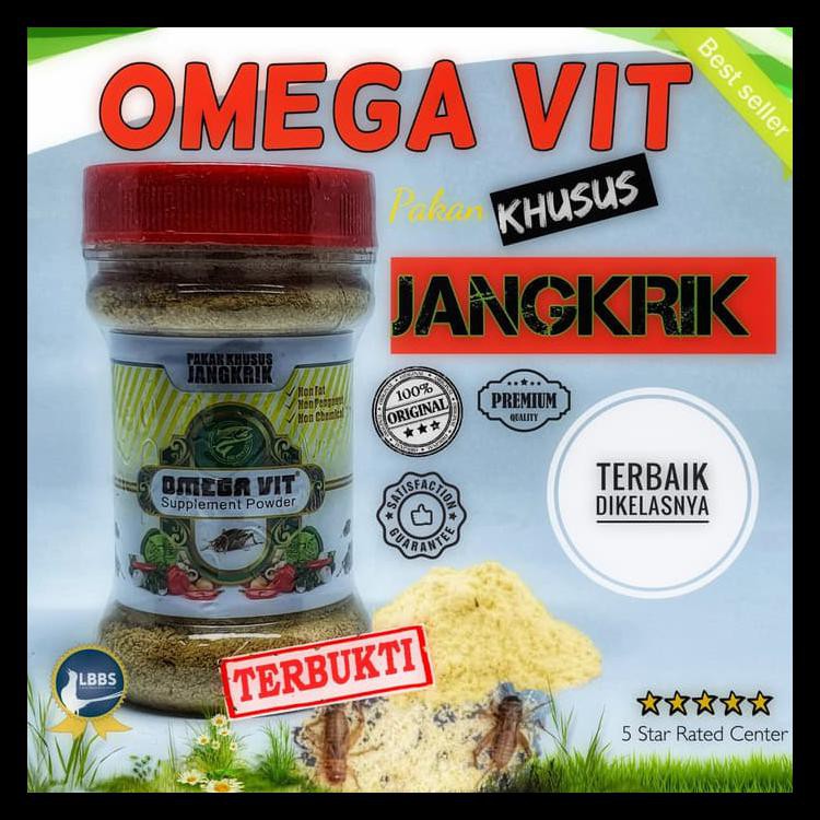 

OMEGA VIT PAKAN KHUSUS JANGKRIK || JANGKRIK BEBAS RACUN DAN BERGIZI